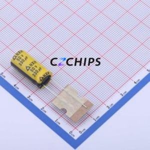 NXH50V330M10 * 20 5.0TP ตัวเก็บประจุอลูมิเนียมอิเล็กโทรไลติกผ่านรู D10xL20mm 330uF 20% 50V 1.58A-100Hz - Product Image 1