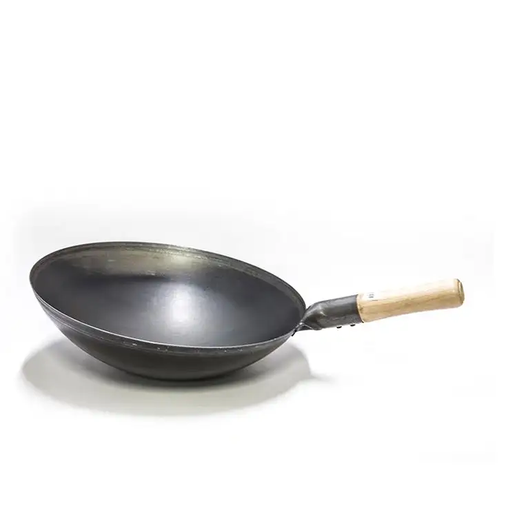 Wok de ferro chinês design profissional, wok chinês tradicional