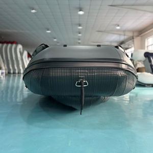 Bote Inflable Reachsea Color Gris Oscuro, Tipo Jet PVC Tunnel Air Deck, 12.5 pies, 6 Personas, con Motor, en Venta - Product Image 1