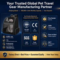 Sac à dos pliable pour chat, respirant, en maille, capacité 7 kg, pour voyages en extérieur, vente en gros OEM