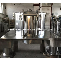 Extracteur de centrifugeuse de filtre de dessus-décharge de grande capacité pour la purification industrielle de dissolvant organique