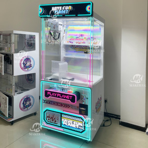 Nhà Sản Xuất Mới Hấp Dẫn Ánh Sáng Búp Bê Máy Hóa Đơn Chấp Nhận <span class=keywords><strong>Arcade</strong></span> Đồ Chơi Giải Thưởng Bán Hàng Tự Động Kim Loại Đồng Tiền Hoạt Động Âm Nhạc Claw Máy - Product Image 5