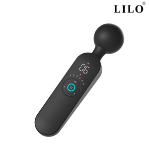 VNYS-B2105 <span class=keywords><strong>New</strong></span> AV Vibrator 12 phần tần số 6 mạnh mẽ và yếu sưởi ấm quan điểm kỹ thuật số nữ masturbator - Product Image 2