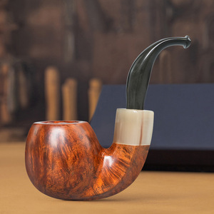 Handmade Bent Tobacco Pipe With Filter 3mm For Smoking Accessories - Product Image 1