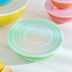 Bán buôn nhà bếp 6-Piece rPet nhựa thực phẩm lưu trữ trộn bát đặt với nắp - Product Image 4