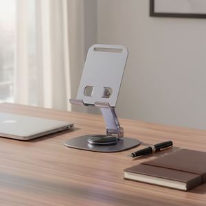 Support de téléphone portable en métal rotatif à 360° personnalisable avec logo CH003, pour téléphones portables et tablettes, cadeaux promotionnels d'entreprise - Product Image 2