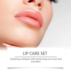 Gran oferta, natural y orgánico, elimina suavemente la sequedad y repara los labios ásperos, conjunto nutritivo e hidratante para el cuidado de los labios - Product Image 3