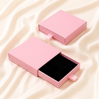 Cajas de Regalo Cuadradas Ligeras para Joyería de 8x8cm, Organizador de Joyas para Collares y Pulseras
