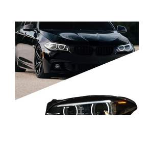 Compatible con <span class=keywords><strong>BMW</strong></span> Serie 5 2011-2017 F10/F18, Conjunto de Faros Delanteros LED Completos de Reequipamiento con Ojos de Ángel y Luces de Circulación Diurna - Product Image 3