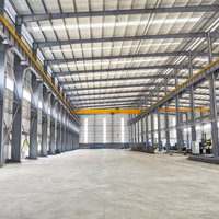 Bâtiment en acier préfabriqué étanche sur mesure, structure en acier préfabriquée pour centre de distribution et de stockage