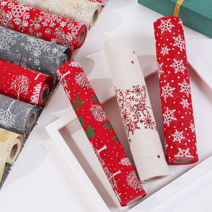 Mantel Personalizado para Decoración de Árbol de Navidad, Mantel de Lino de Alta Calidad con Estampado para Mesa de Comedor, Decoraciones para Fiestas Navideñas - Product Image 4