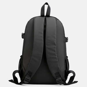 Sac à dos décontracté en nylon écologique résistant à l'eau avec fermeture éclair, léger, pour l'école, avec compartiment pour ordinateur portable en polyester - Product Image 3