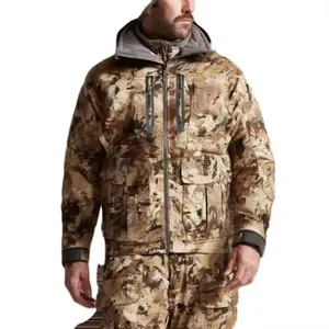 Chaqueta profesional de camuflaje impermeable superventas de alta calidad, chaqueta de caza, ropa de camuflaje