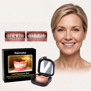 Juego Completo de Dentadura Postiza, Cubierta de Dientes, Carillas, Retenedor Funcional de Encías para Cuidado Bucal - Product Image 2