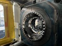 Visière de moto modulaire en plastique intégrale, casques de moto, machine de moulage par injection