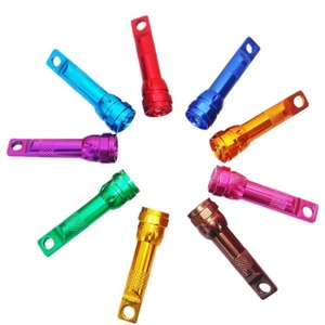 <b>Led</b> <b>Flashlight</b> With Climbing Buckle AAA Battery Powered For Hiking Camping Outdoor Use Multicolor Options Available - Product Image 3