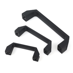 Poignées de porte et de fenêtre en métal de style moderne, 120 mm, faciles à installer, avec profilés en aluminium extrudé. - Product Image 1