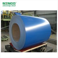 Bobina de Acero Prepintada de Alta Calidad RAL3020 RAL5010 AZM60 Colombia Perú Chile, Aluzinc PPGI PPGL con Recubrimiento de Color