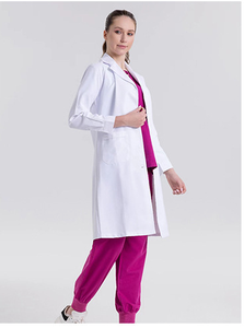 Vente en gros Manteau d'hôpital Femmes à manches longues et courtes Beauté Uniforme médical Uniforme de travail de laboratoire - Product Image 2