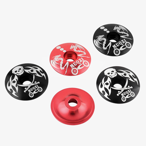 MUQZI Bicycle Aluminum Alloy Headset Cover Bicycle <strong>Stem</strong> Top Cap for 28.6 mm Front Fork Head Tube - Product Image 5