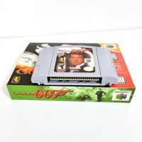 En stock Version américaine Langue anglaise Cartouche de jeux vidéo rétro N64 Jeux Golden Eye 007 Boîte de vente au détail Matériel ABS de haute qualité