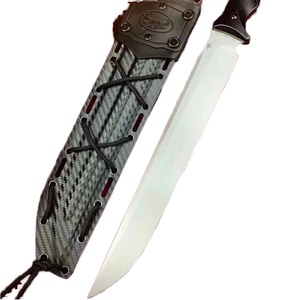 Couteau tactique fixe en acier inoxydable de haute qualité avec poignée G10, lame droite de 25 mm, pour bricolage industriel et extérieur, avec étui - Product Image 1