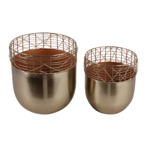 Vasi Moderni in Filo Metallico, Fioriere Decorative per Interni ed Esterni, Vasi per Piante da Giardino - Product Image 5