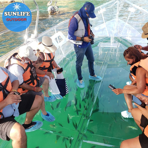 เรือใส <span class=keywords><strong>SUNLIFE</strong></span> รุ่นขายดีที่สุด สำหรับขาย บรรทุกผู้โดยสารได้ 10-15 คน เรือคายัคแบบดรอปสติทช์ - Product Image 2