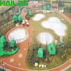 Thiết Kế Ban Đầu Công Viên Giải Trí Inflatable Panda Nhảy Gối Nảy Mây - Product Image 6