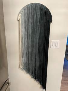 Personnaliser Macramé Tenture Murale Teint Dip 100% Coton Tissu Décor pour Salon Chambre Moderne 20 Pouces En Gros - Product Image 5