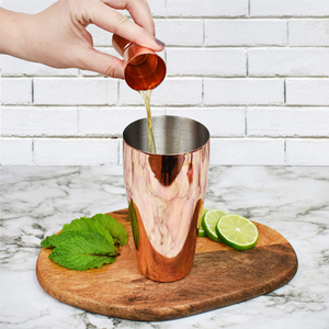 Kit de barman pour la mixologie, ensemble de <span class=keywords><strong>11</strong></span> shakers à cocktails, outils de bar en acier inoxydable pour barman avec support en bambou, accessoires de bar - Product Image 4