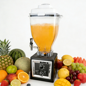 Mixeur multifonctionnel de grande capacité 10L pour lait de soja, broyeur de glace, mixeur pour smoothies, machine à smoothies, mixeur commercial robuste - Product Image 2