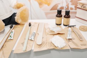 Articles de toilette jetables série Qingyu pour hôtels d'affaires-Protection de <span class=keywords><strong>l</strong></span>'environnement Antidérapant Portable <span class=keywords><strong>L</strong></span>'<span class=keywords><strong>Occitane</strong></span> parfumé - Product Image 4
