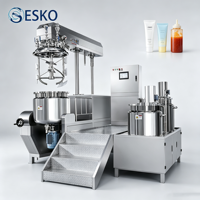 Mélangeur sous vide ESKO pour la production d'émulsions de pâte à lessive, de gel vaisselle, de savon liquide, de nettoyant, de shampoing et d'après-shampoing