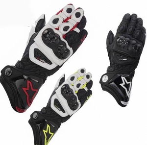 Gants de moto en fibre de carbone certifiés, gants de protection pour hommes avec construction résistante à l'abrasion - Product Image 1