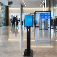 Kiosque de file d'attente à écran tactile libre-service de banque et d'hôpital