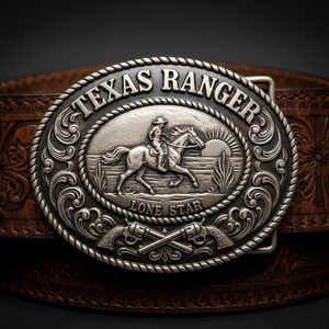 Fabricants de GuangZhou Vente en gros Logo personnalisé en acier inoxydable Western Cowboy 3D Laiton massif Boucles de ceinture en métal pour hommes femmes - Product Image 3