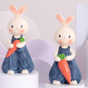 Décorations de <span class=keywords><strong>lapin</strong></span> mignon et créatif Witt, artisanat en résine de <span class=keywords><strong>lapin</strong></span> de dessin animé, décorations de <span class=keywords><strong>lapin</strong></span> de <span class=keywords><strong>navet</strong></span> de Pâques - Product Image 4