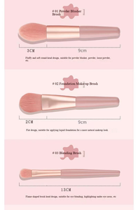 ชุดแปรงแต่งหน้ามาการอง 8 ชิ้น ชุดแปรงแต่งหน้าสำหรับใบหน้าและดวงตา รับทำโลโก้ ขายส่งอุปกรณ์เสริมความงาม - Product Image 2