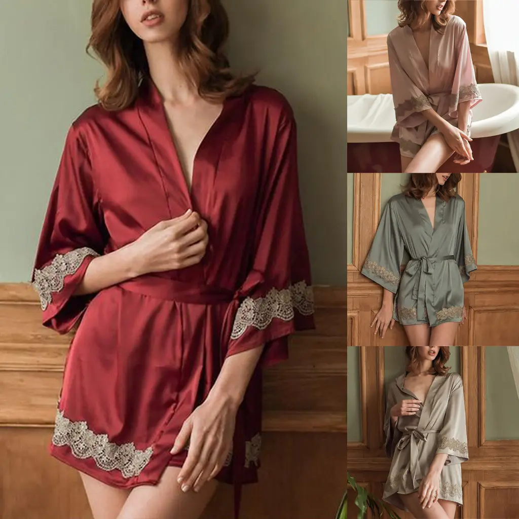 Garment Manufacturers Summer Sexy Ladies Pajama Set Casual Night Dresses for Woman Sleeping