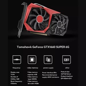 Cartes vidéo d'occasion Gpu Gtx 1660 s en stock, Super 1080ti 1660 <span class=keywords><strong>1050ti</strong></span> 1060, 6 Go, Gddr6 Gtx - Product Image 5