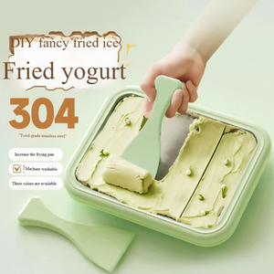 Xách Tay Đa Chức Năng Sữa Chua Và Ice Cream Maker Lạnh Ngọt Ngào Thực Phẩm Tấm Với 2 Phế Phẩm Cán Sữa Chua Tấm Công Cụ - Product Image 3