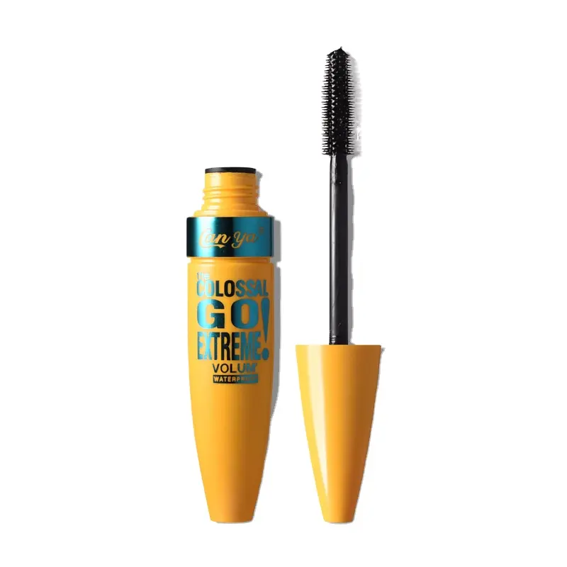 Make-Up Mascara Waterdichte Verdikking Verlenging Curling Siliconen Borstelkop 4d