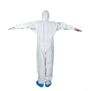 Lijun dùng một lần chống tĩnh điện bụi làm việc quần áo không dệt trùm đầu bảo vệ quần áo trắng một mảnh hội thảo quần áo - Product Image 5