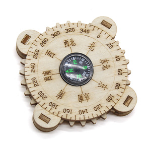 Kit de bricolage compas en bois, jouet scientifique pour enfants, modèle d'expérimentation physique éducatif, forme géométrique, contrôle manuel - Product Image 3