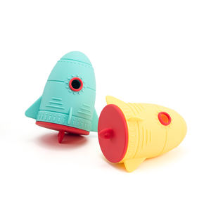 Çevre dostu yumuşak silikon çiğnemek topu bulmaca besleyici dayanıklı eğitim aracı yeni roket tarzı interaktif köpek çiğnemek oyuncak - Product Image 6