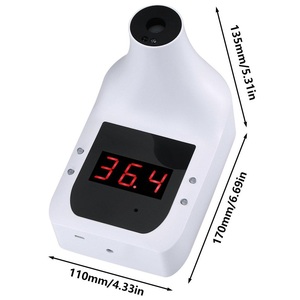Thermomètre infrarouge mural à affichage numérique, capteur de température sans contact de 36,4 degrés Celsius pour la maison et le bureau - Product Image 4
