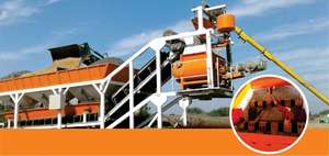 Planta Mezcladora de Concreto RMC, Motor, Caja de Cambios, Rodamientos, Energía Eléctrica, 1 Año de Garantía, Alto Rendimiento, India - Product Image 2