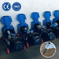 Machine à granulés d'aliments pour animaux domestiques, volailles, poulets, canards, vaches, lapins, ferme, 220V monophasé, mini-granulateur électrique