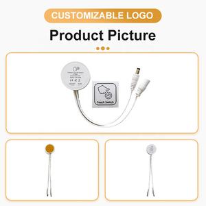 Interrupteur tactile à intensité variable pour panneau en bois DC12V 24V 5A 60W, interrupteur de surface dissimulé pour bande <span class=keywords><strong>LED</strong></span> - Product Image 4